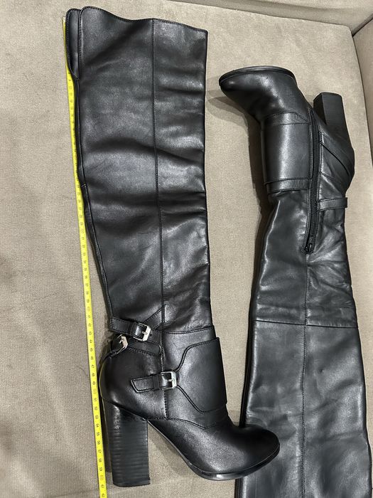 Ботфорти шкіряні