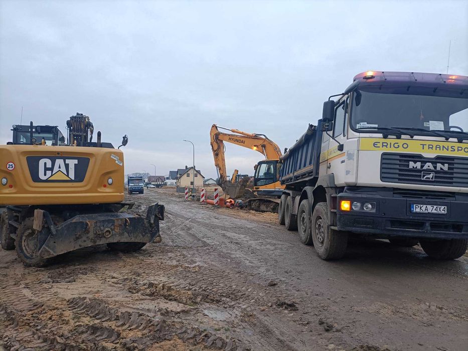 Piasek, żwir, ziemia