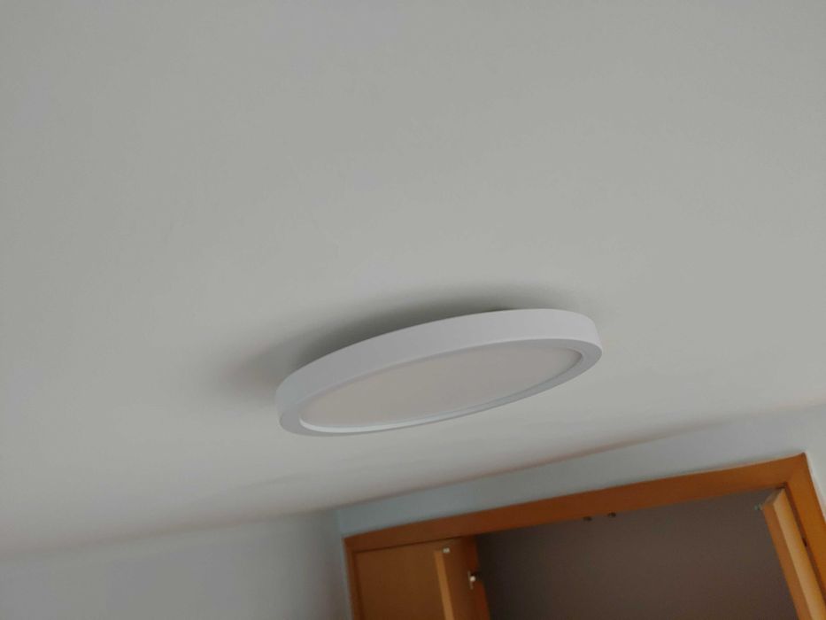 Painel led saliente redondo branco 18w - NOVO