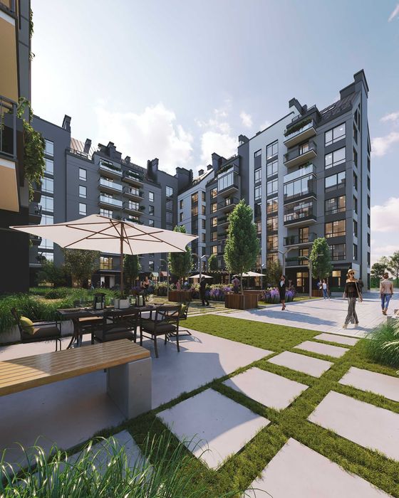 Квартира від забудовника ЖК (Park Residence). Однокімнатна 40 кв.м