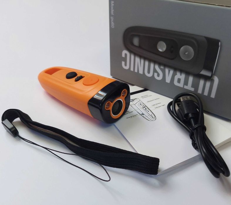Ультразвуковой отпугиватель собак Ultrasonic PU-60 PRO відлякувач и фонарик