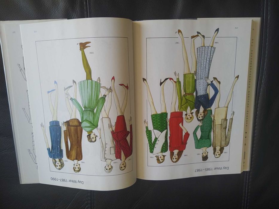 Moda seculo XX - 20th Century Fashion. 1.100 ilustrações coloridas