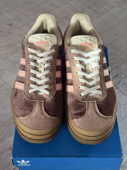 кросівки adidas gazelle bold w pink brown