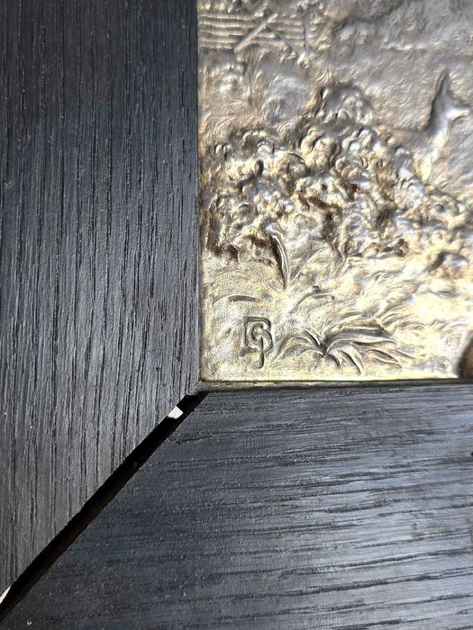 Stary relief myśliwski Georg Bommer