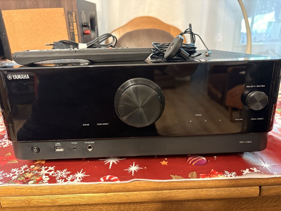Amplituner 7.2 Yamaha RX-V6A MusicCast 8K Atmos | Stan BDB + Mik. YPAO + Pilot