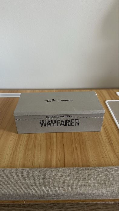 Óculos Inteligente Ray-Ban Meta Wayfarer Preto - Estado de Novo