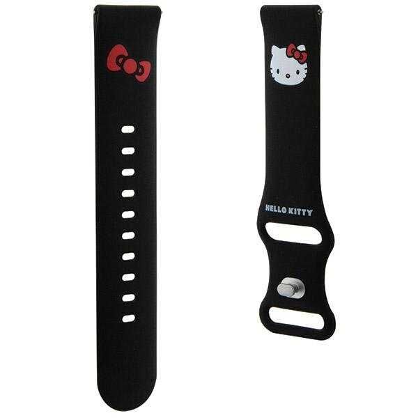 Pasek smartwatch HELLO KITTY Silicone Kitty Head czarny