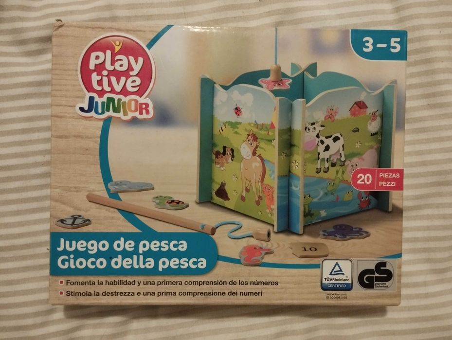 Jogo infantil de pesca
