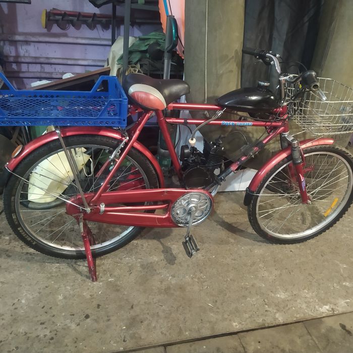 Мопед-веломотор.