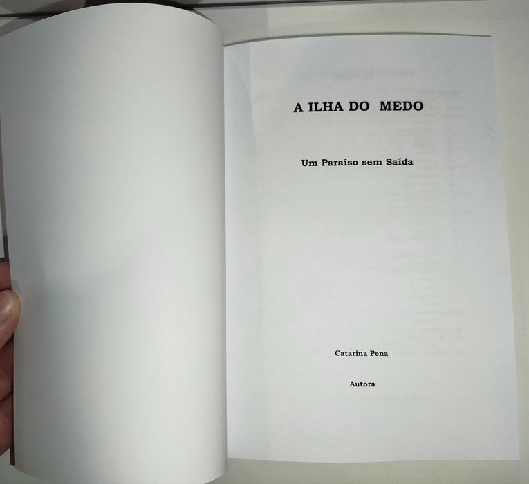 Livro "A Ilha do Medo"