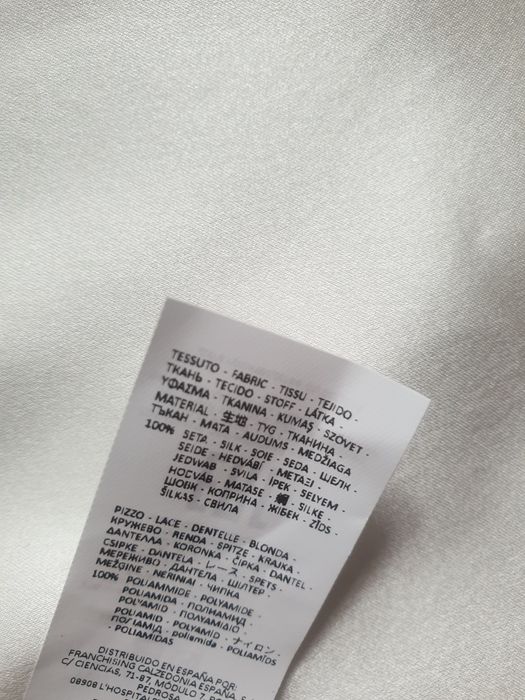 Komplet Bielizny z Jedwabiu Intimissimi M,L,S