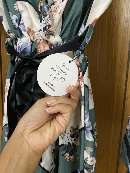 Vestido com elastico na cintura