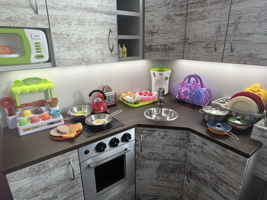 Kuchenka kuchnia zabawkowa drewniana