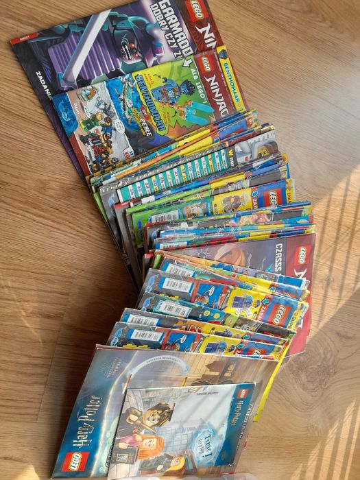 Gazety lego ok.50 sztuk