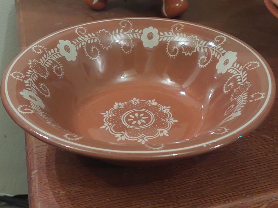 6 tigelas em barro vidrado