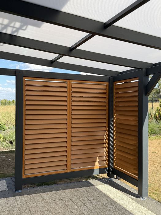 Zadaszenie tarasu : bsh : ogród : wiata : pergola : poliwęglan : tanio