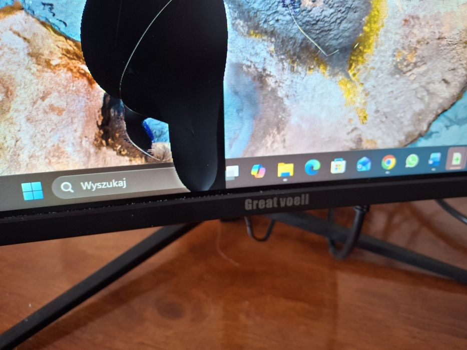 Monitor 27" Grear Voell uszkodzony