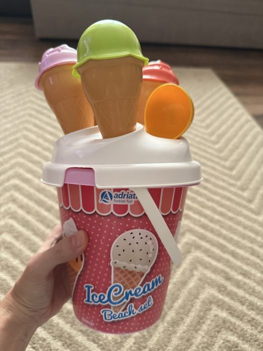 Zestaw do lodów/piaskownica/dom