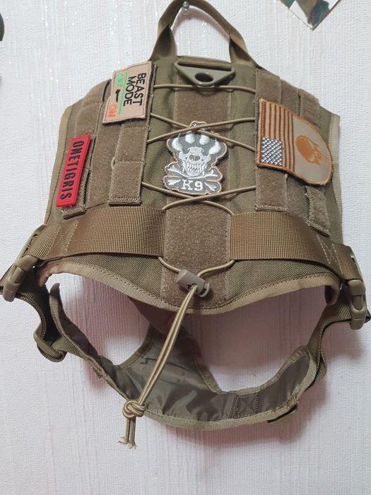 Шлея- жилет  One Tigris  Fire Watcher  К9 Dog harness  для великої соб