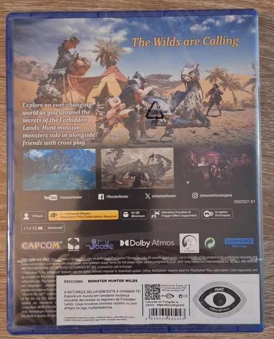 Monster Hunter Wilds PS5 (selado)
