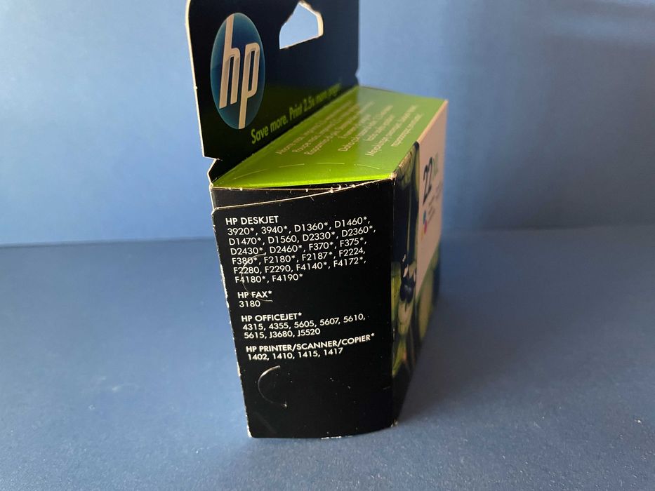 Tinteiro HP 22 XL Original, Selado