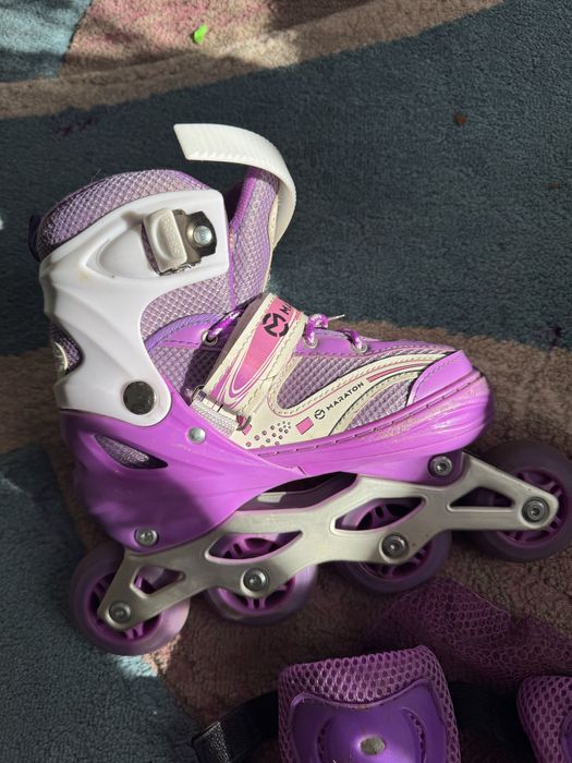 Дитячі розсувні ролики  із захистом та набором для перестановки коліс