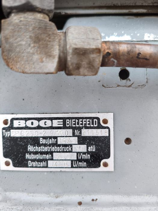 Kompresor dwutłokowy BOGE 150L