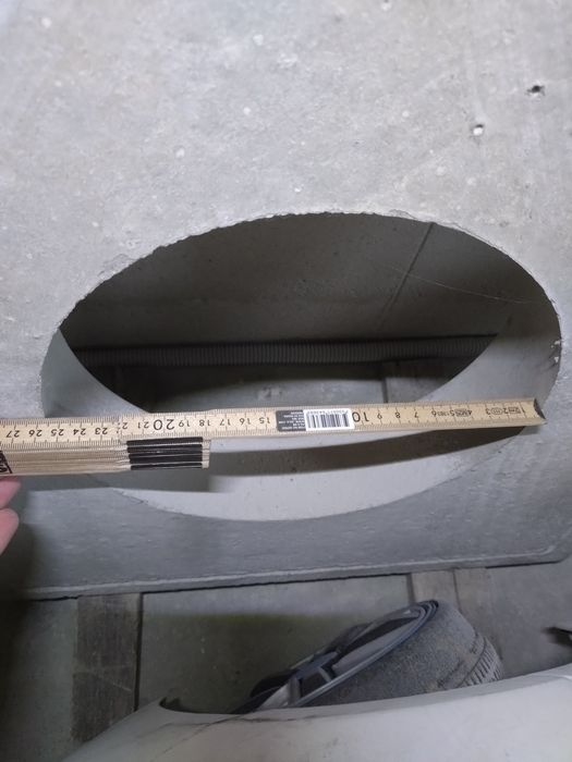 Pokrywa czapa komina średnica 25 cm kominowa