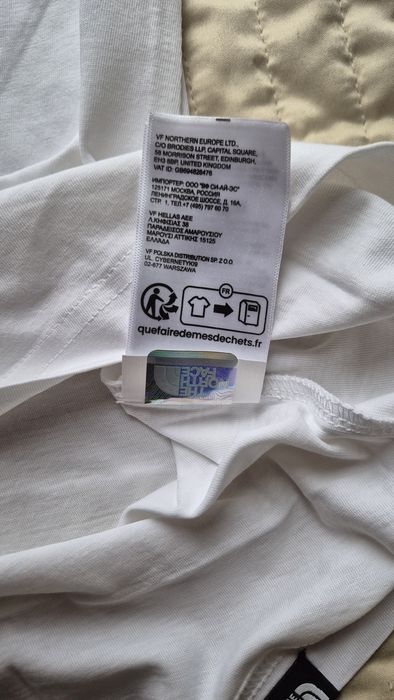 Biały t-shirt The North Face. Rozmiar L