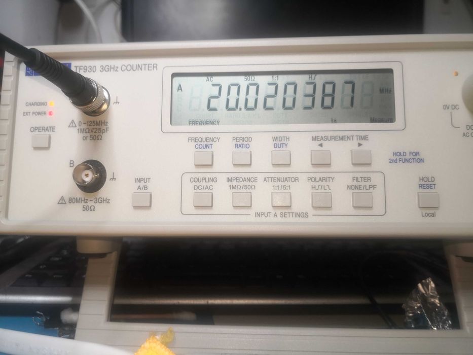 Medidor de Frequências 3GHz