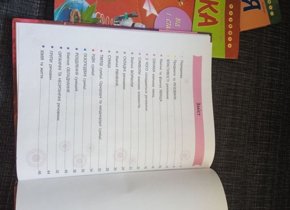 Продам книги Фізика Хімія Географія від 6 років