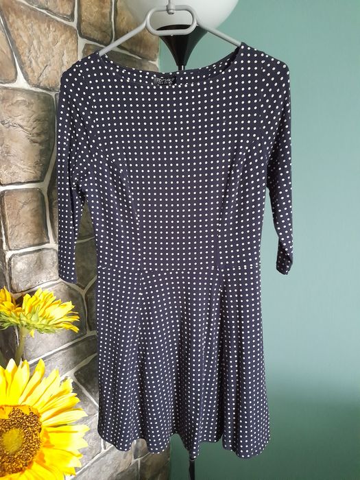 Śliczna sukienka w groszki TOPSHOP roz 38