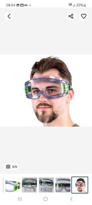 Uvex gogle ochronne