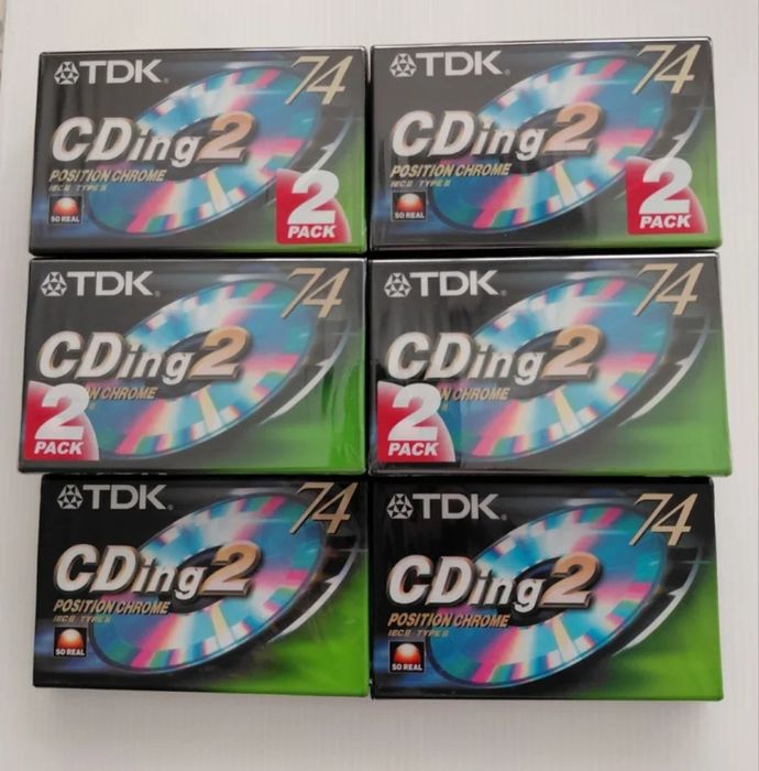 Cassetes TDK cding2