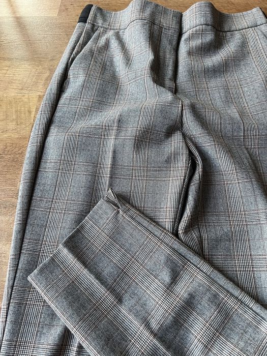 Spodnie w kratę Zara M