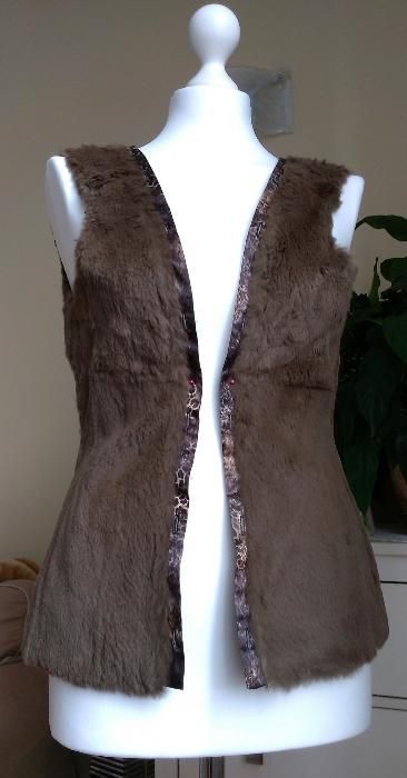 HEXELINE płaszcz NORKI KRÓLICZEK piekny tanio 38