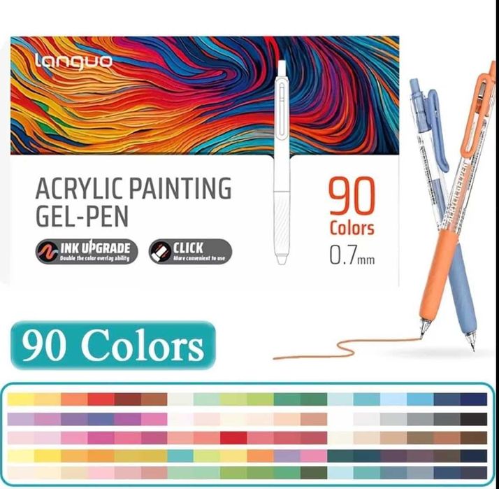 Акрилові ручки Languo 90 шт.