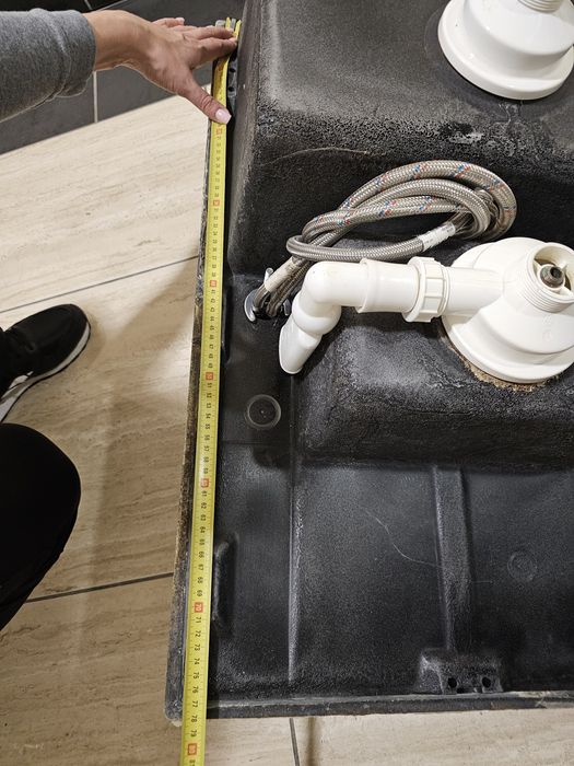 Zlewozmywak 1,5 komorowy z ociekacz BLANCO czarny