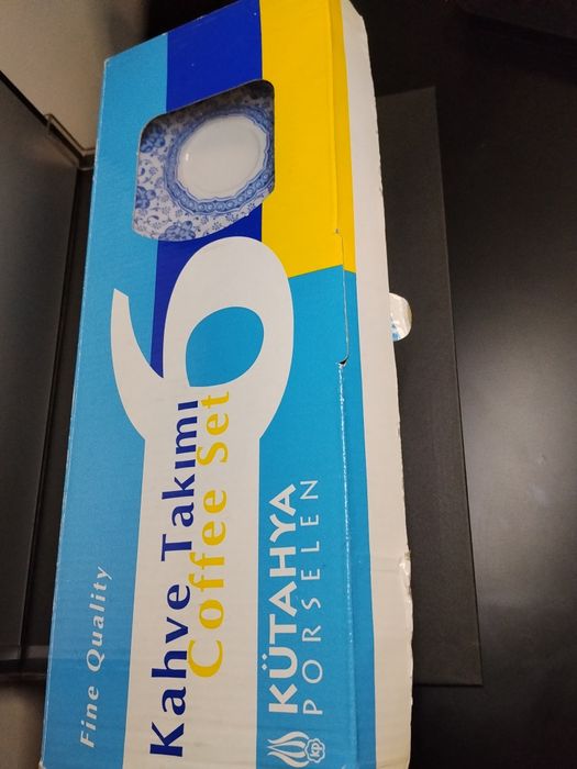 Набір порцелянових чашок для кави Kutahya 50 мл