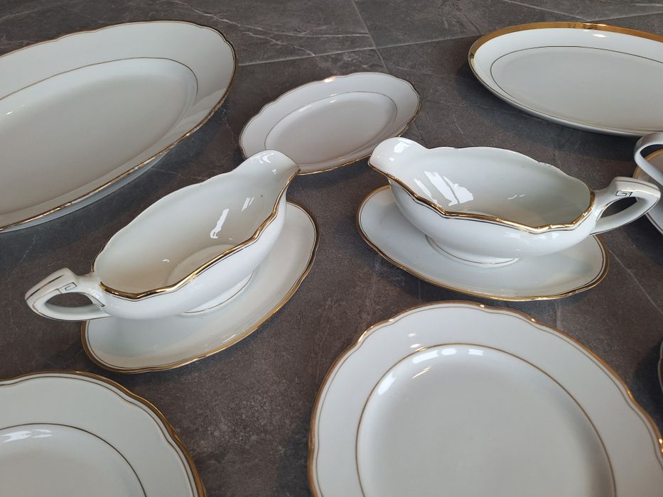 Duży zestaw porcelany obiadowy kawowy kahla alt schönwald epiag