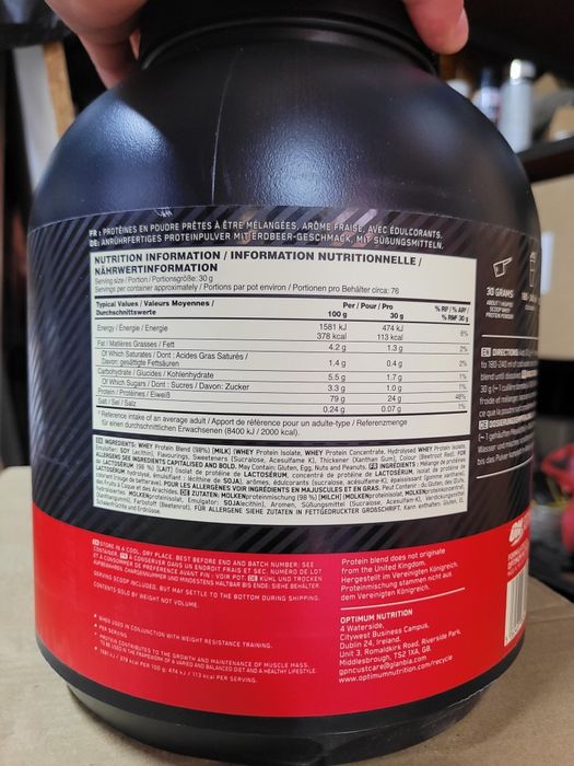 Протеїн Optimum Nutrition 2,28кг Опт