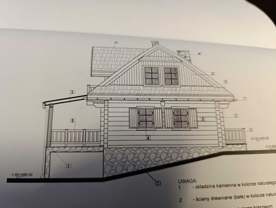Działka budowlana z pozwoleniem na budowę Baligród Bieszczady - Widok 6