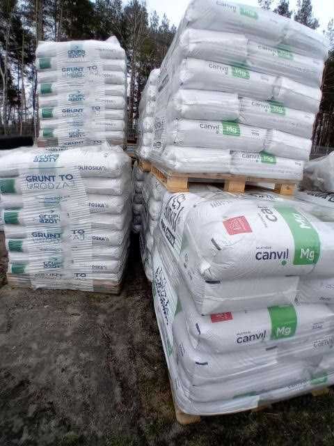 NAWOZY : Kainit, Saletrzak, Polifoska , Kizeryt, wapno magnezowe itd.