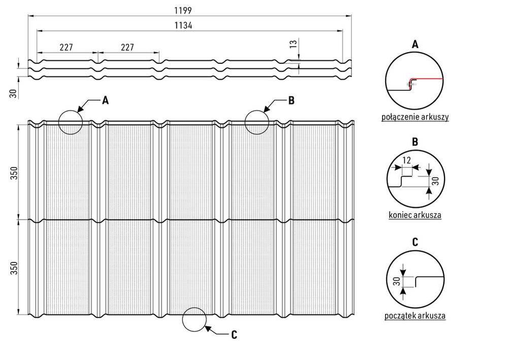 Blachodachówka panelowa VERONA "Blachy Pruszyński" [NOWOŚĆ 2025]