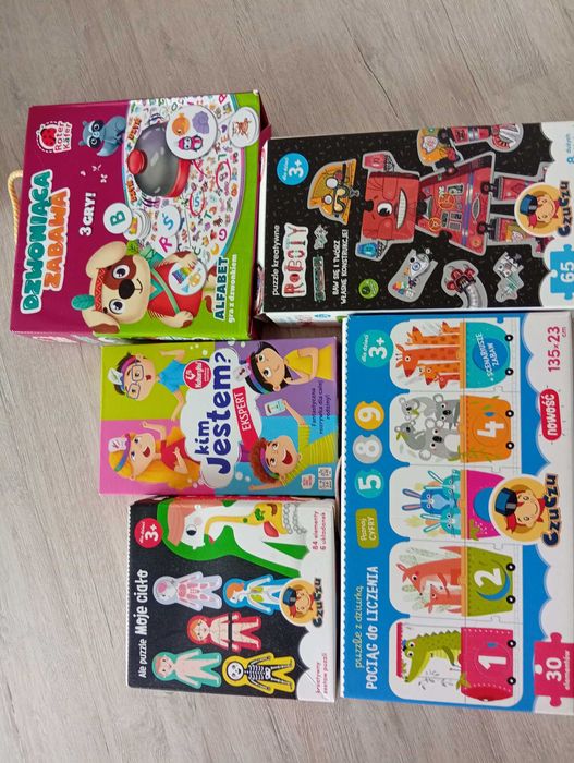 Puzzle gry dla dzieci 3+