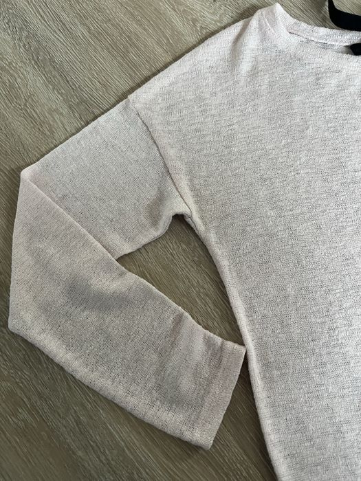 sweter damski dzianinowy Bershka 38 M pudrowy róż