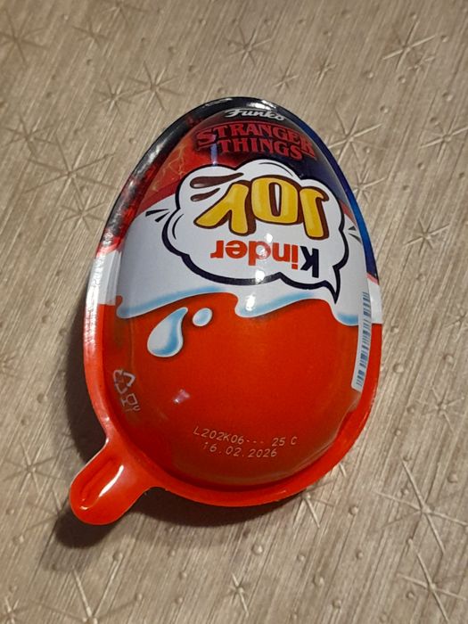 Ovos kinder Joy embalagem tripla Stranger Things Netflix Pop Funko NEW