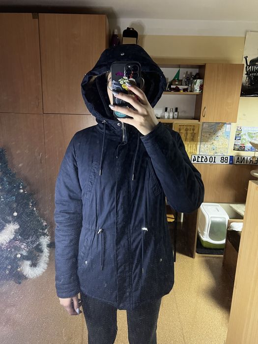 Kurtka zimowa z kapturem Cropp ciepła