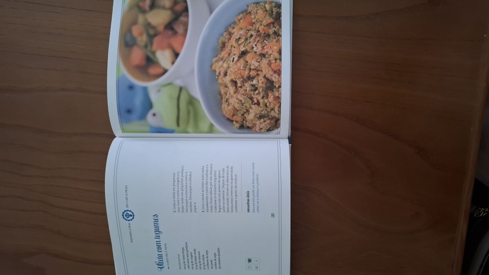 Livro de receitas para bebés
