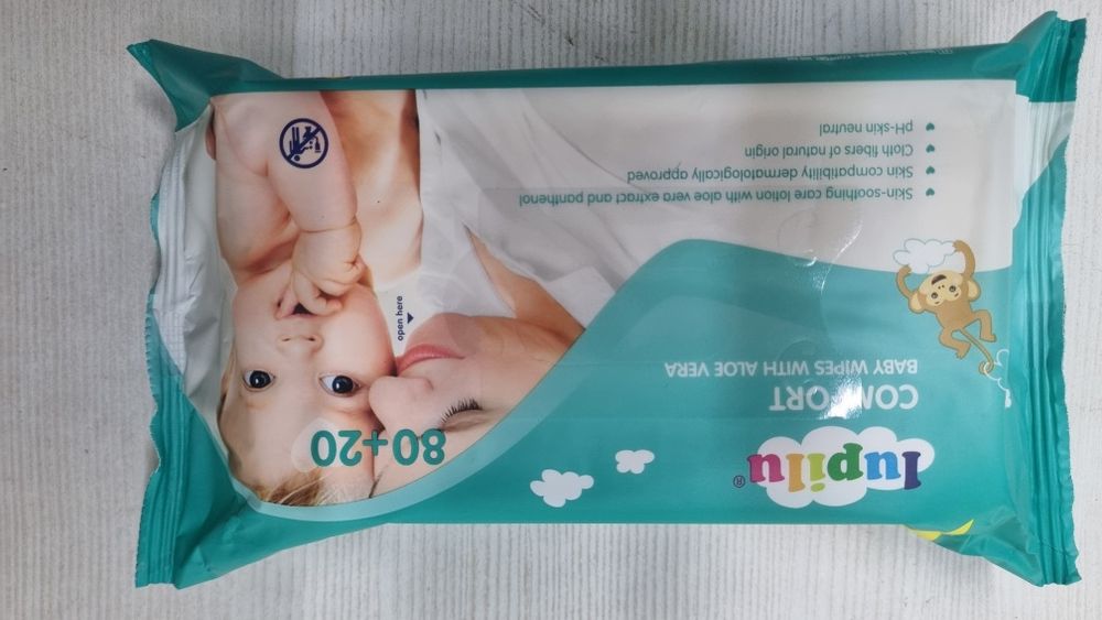 Дитячі вологі серветки Lupilu Comfort 10шт.